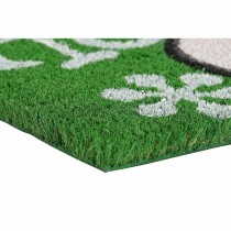 Paillasson DKD Home Decor Noël PVC Père Noël Fibres de coco (60 x 40 x 1,5 cm) (2 Unités)