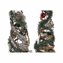 Weihnachtsbaum DKD Home Decor natürlich Rot Metall grün (14 x 14 x 51 cm) (2 Stück)