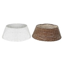 Weihnachtsbaum-Schürze DKD Home Decor korb (72 x 72 x 27 cm) (2 Stück)