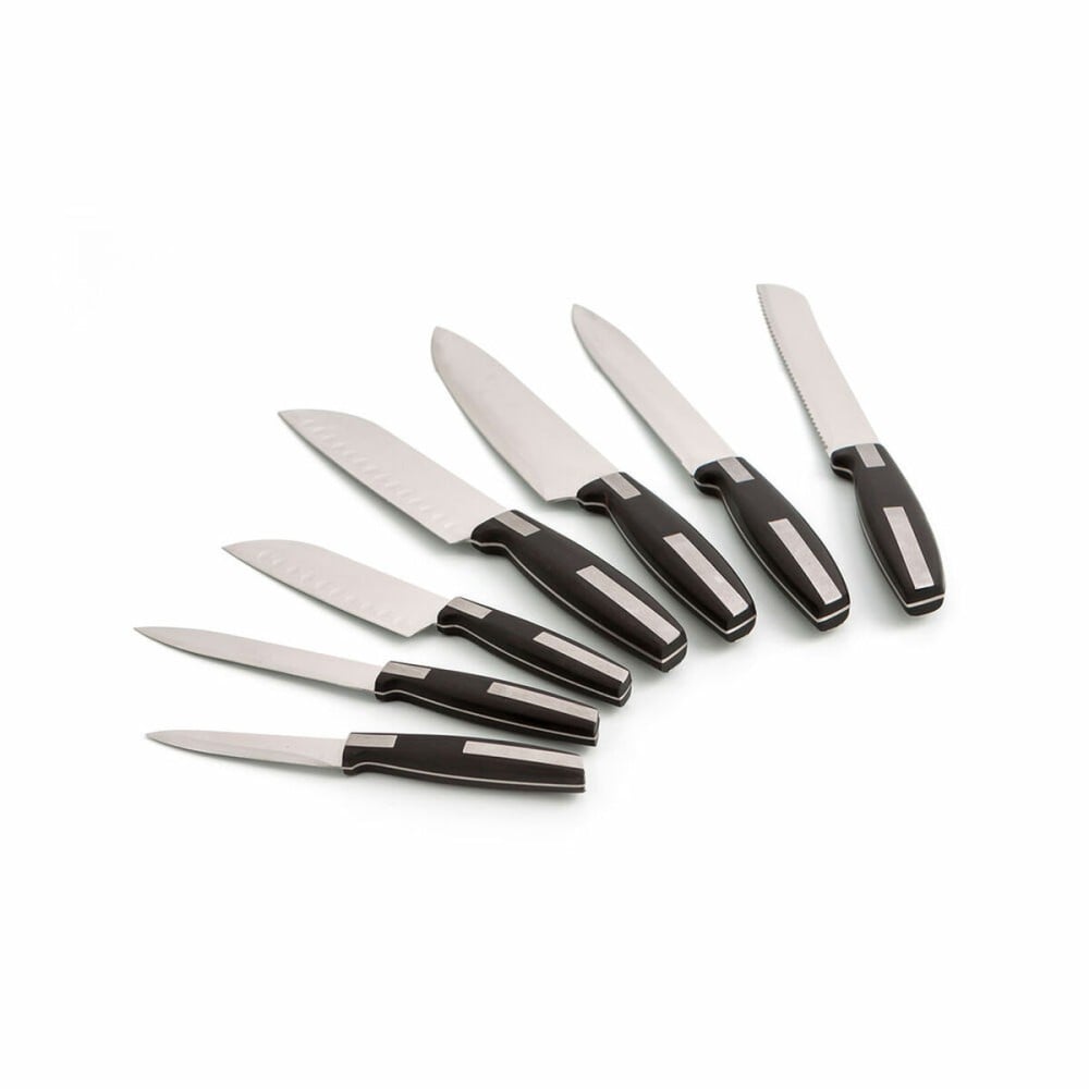 Vegetable Peeler Knife Quid Habitat Black Metal 9 cm (12 Units)