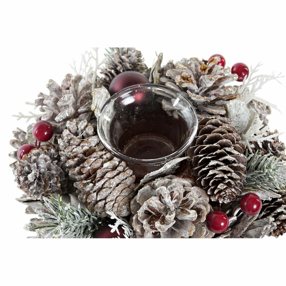 Bougeoirs de Noël DKD Home Decor (19 x 19 x 9 cm)