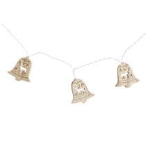 LED-Lichterkette DKD Home Decor Rentier Glocken Braun 6,5 x 1,4 x 5,8 cm
