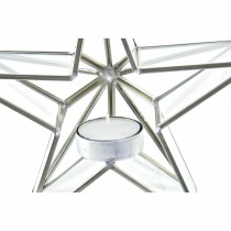 Bougeoirs de Noël DKD Home Decor Doré Argenté Étoile 16 x 8 x 16 cm (2 Unités)