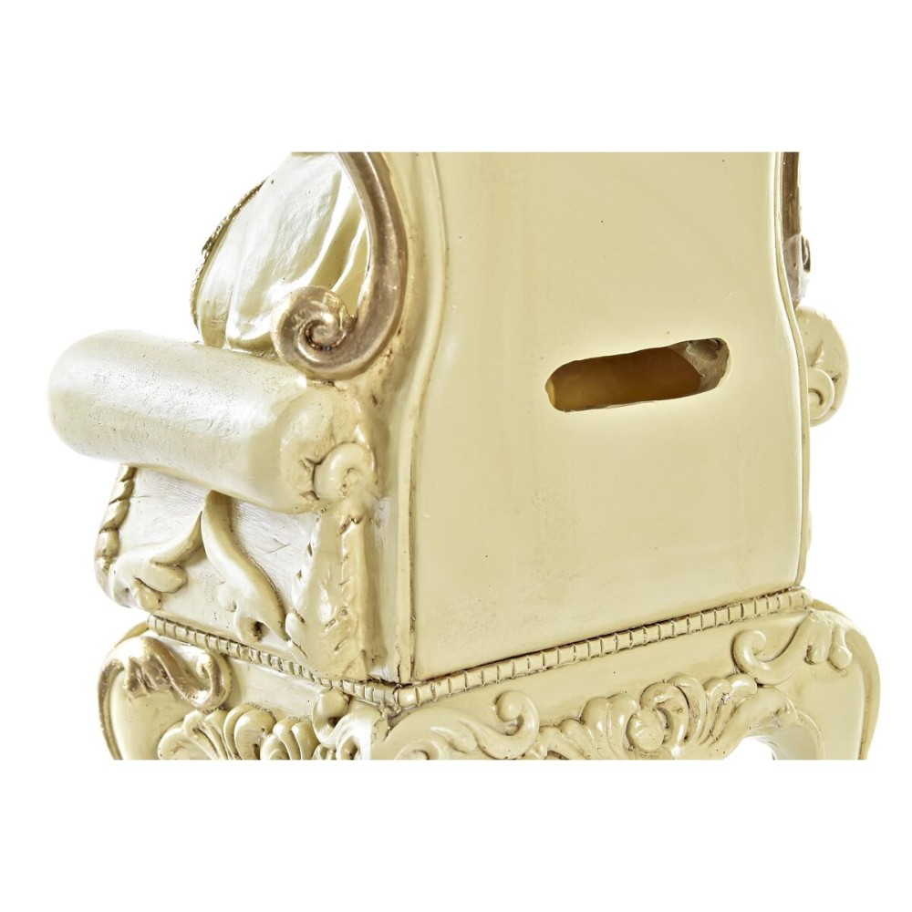 Sparbüchse DKD Home Decor Harz Katze 12,5 x 10,5 x 20,5 cm (2 Stück)