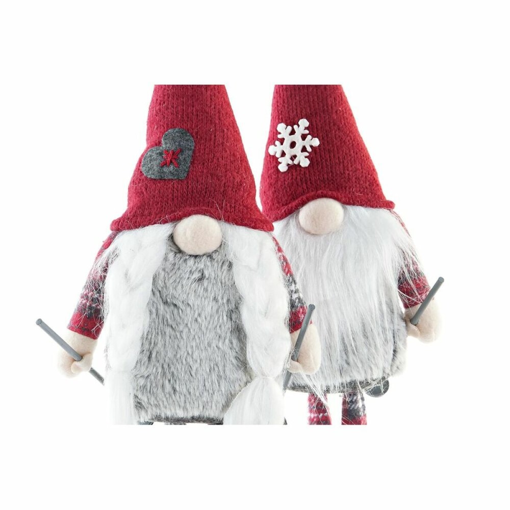 Deko-Figur DKD Home Decor Weihnachten Zwerg Polyester (16 x 12 x 46 cm) (2 Stück)