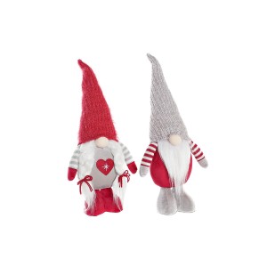 Deko-Figur DKD Home Decor Weihnachten Zwerg Polyester (20 x 9 x 50 cm) (2 Stück)