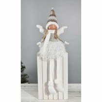 Figurine Décorative DKD Home Decor Noël Fée Polyester Ange (22 x 15 x 48 cm) (2 Unités)