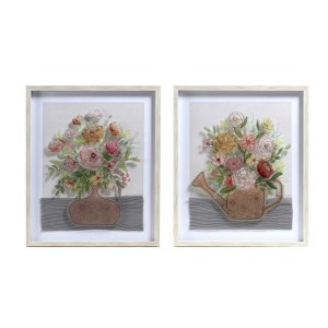 Bild DKD Home Decor Blumenvase (53 x 3 x 63 cm) (2 Stück)