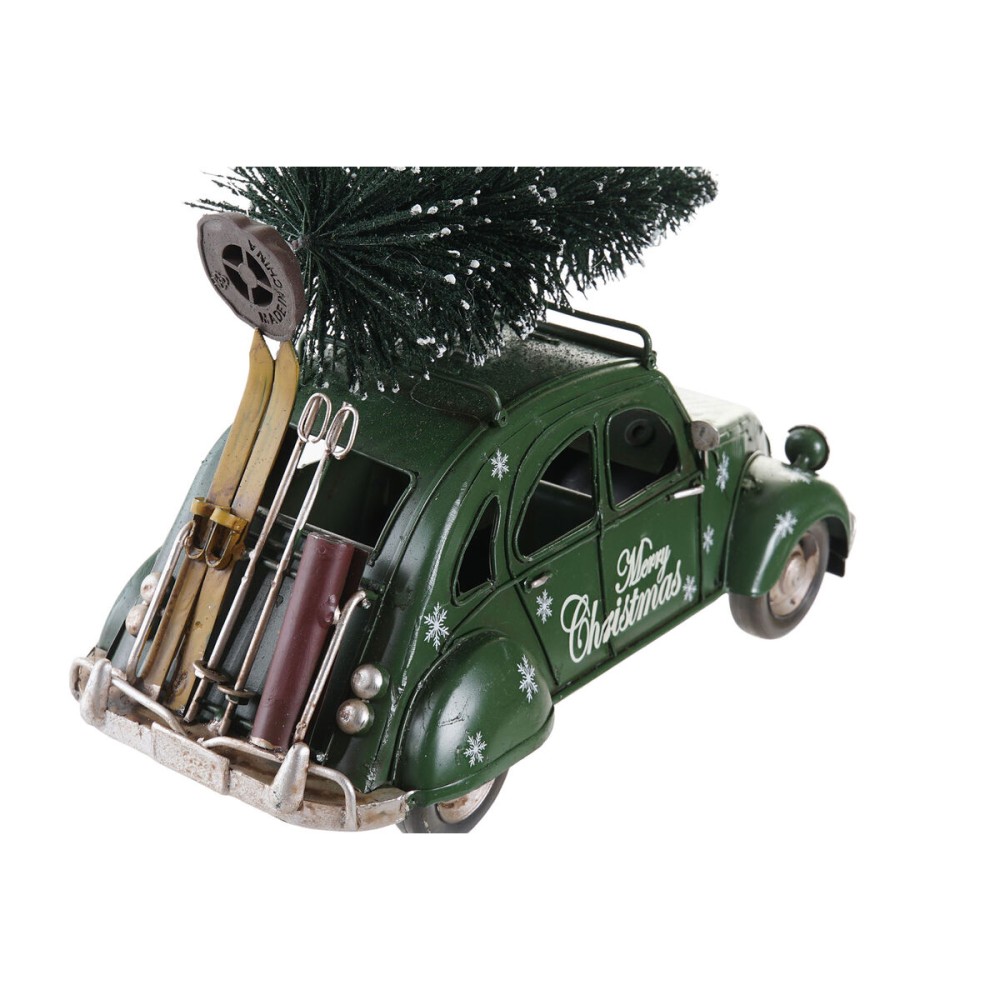 Weihnachtsschmuck DKD Home Decor Rot grün Auto 26 x 11,5 x 16,5 cm (2 Stück)