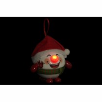 Weihnachtsbaumkugel DKD Home Decor Rot Weiß PVC Schneemann (3 Stück)