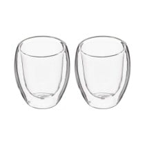 Piece Coffee Cup Set Secret de Gourmet Transparent Crystal 70 ml