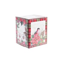 Teacup DKD Home Decor Bird Porcelain Red Green (380 ml) (2 Units)