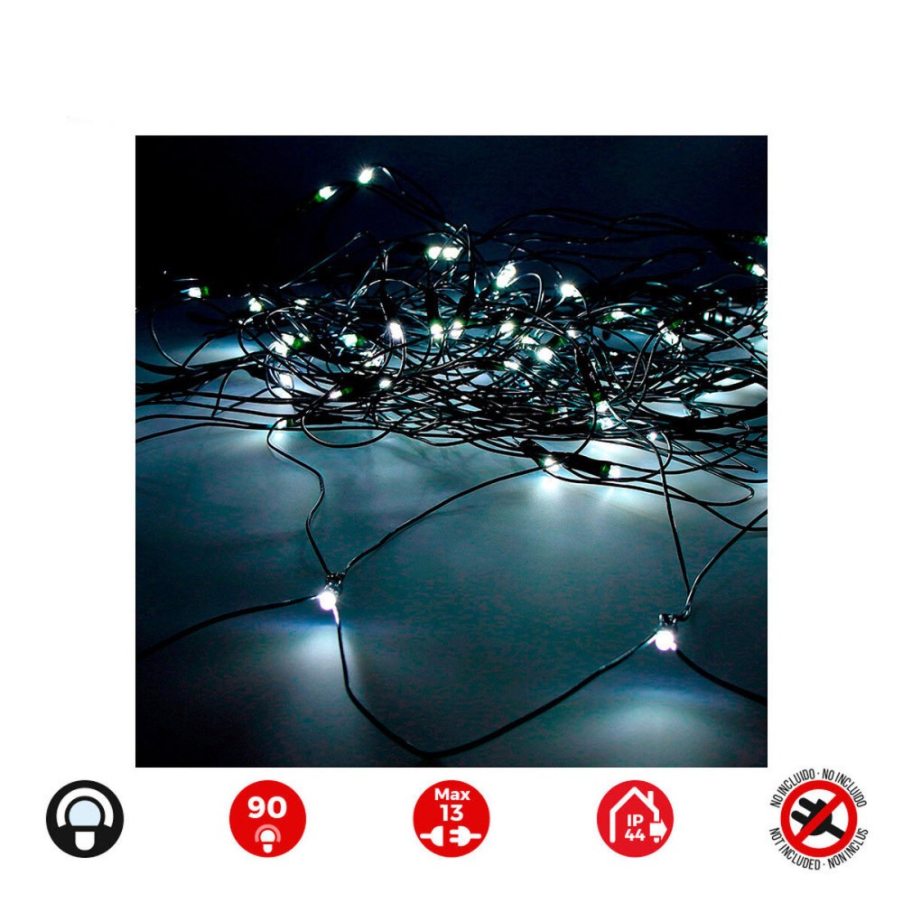 Barrière lumineuse LED EDM 71267 2 x 1,5 m Blanc (1 Unité)
