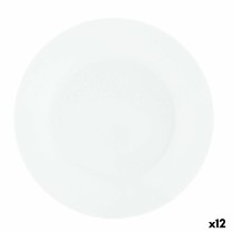 Teller Quid Basic Brot aus Keramik Weiß (15,5 cm) (Pack 12x)