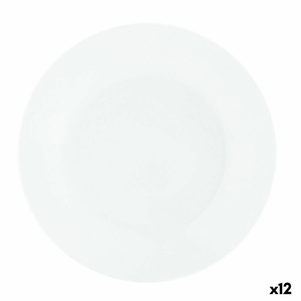 Assiette Quid Basic Pain Céramique Blanc (15,5 cm) (Pack 12x)