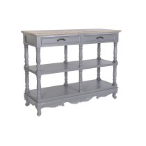 Sideboard DKD Home Decor Grey Natural Paolownia wood MDF Wood 117 x 39 x 89 cm