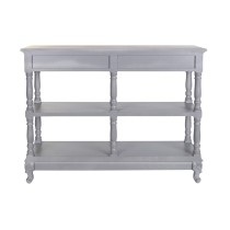 Sideboard DKD Home Decor Grey Natural Paolownia wood MDF Wood 117 x 39 x 89 cm