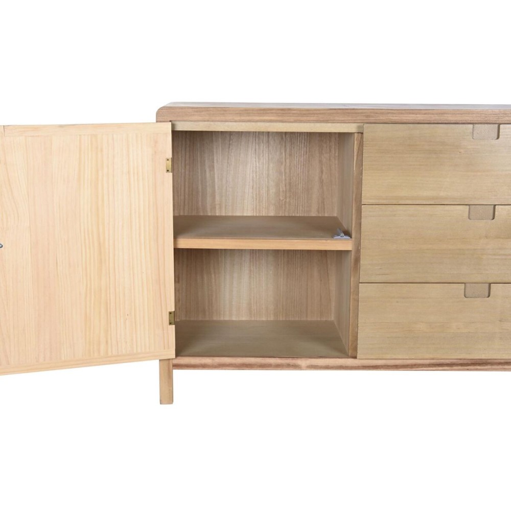 Buffet DKD Home Decor Marron Clair Pin Bois MDF 120 x 40 x 80 cm