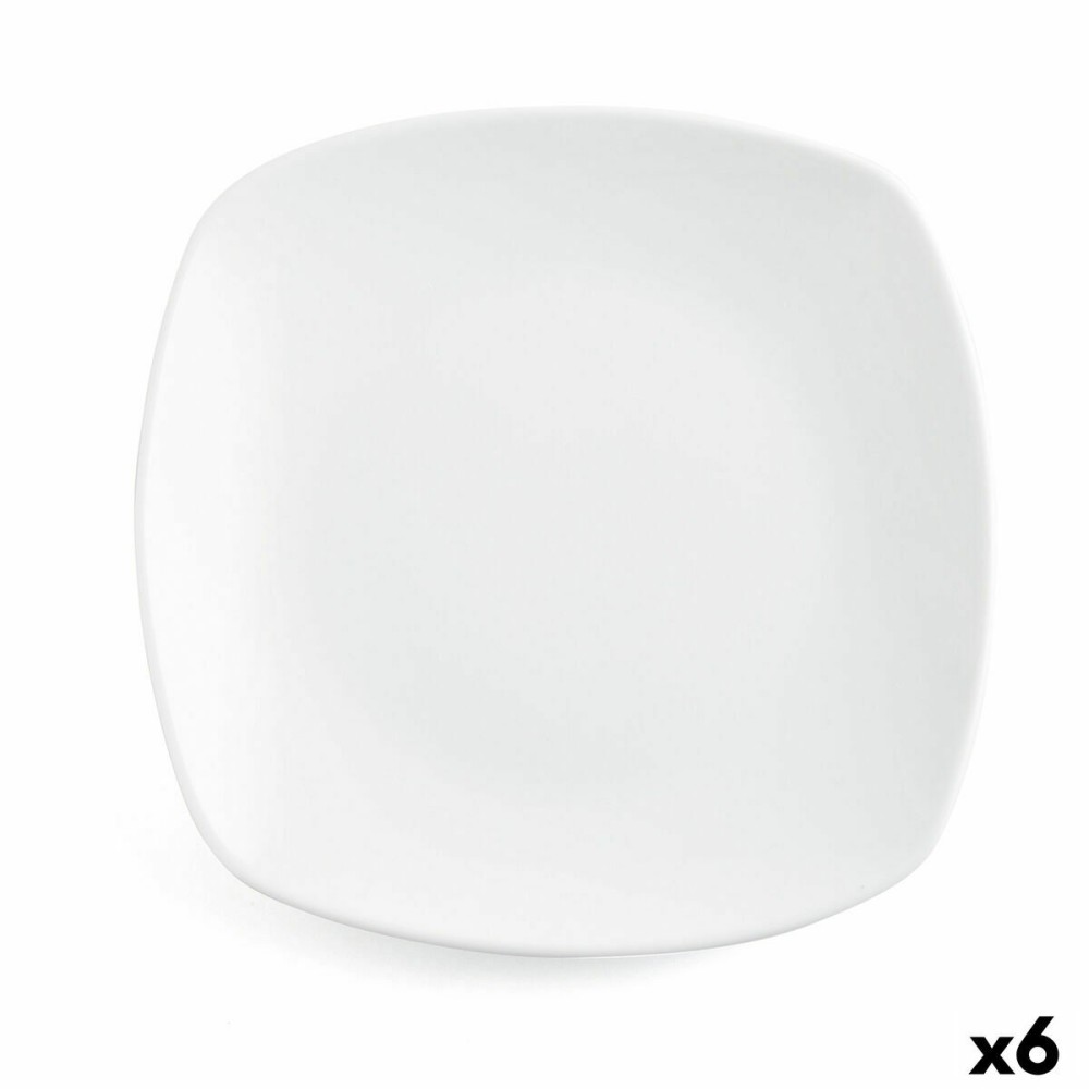 Dessertteller Quid Novo Vinci Weiß aus Keramik 19 cm (6 Stück) (Pack 6x)