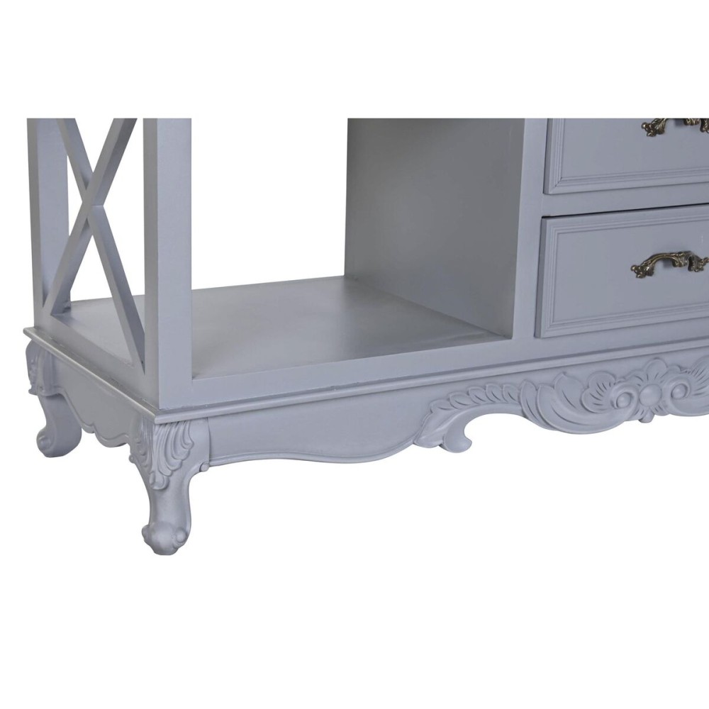 Anrichte DKD Home Decor Grau natürlich Paulonia-Holz Holz MDF 132 x 40 x 84.5 cm 132 x 40 x 84,5 cm