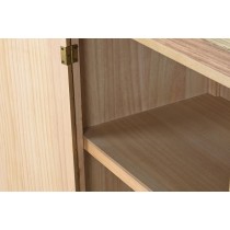 Sideboard DKD Home Decor Light brown Pinewood MDF Wood 120 x 40 x 80 cm