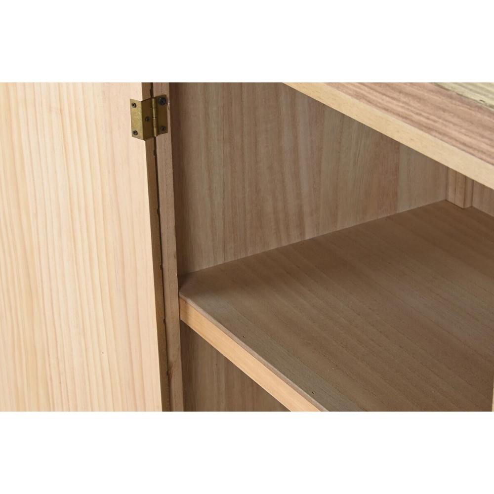 Sideboard DKD Home Decor Light brown Pinewood MDF Wood 120 x 40 x 80 cm