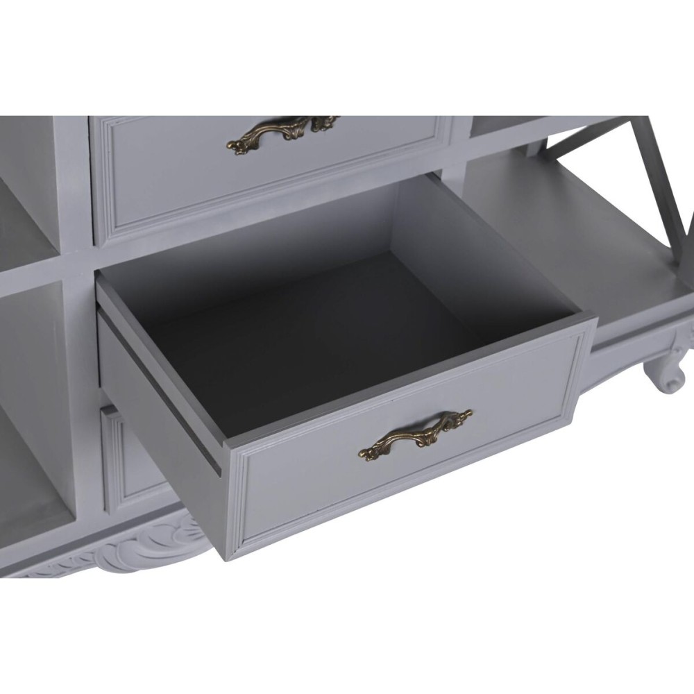 Buffet DKD Home Decor Gris Naturel Bois de paulownia Bois MDF 132 x 40 x 84.5 cm 132 x 40 x 84,5 cm