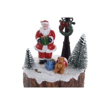Deko-Figur DKD Home Decor LED Leicht Harz Schneemann (9 x 9 x 13 cm) (2 Stück)