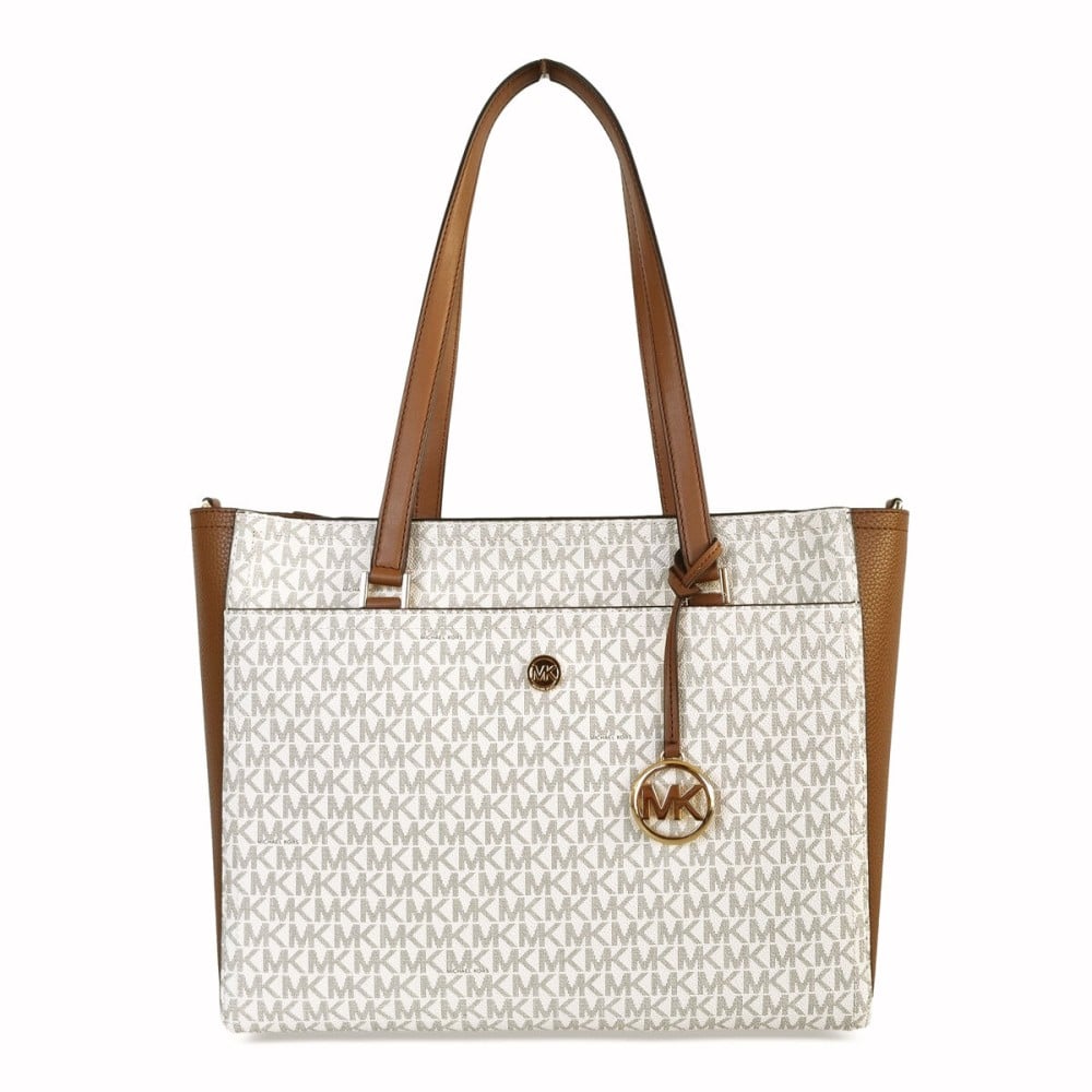 Damen Handtasche Michael Kors 35T1G5MT7B-VANILLA 42 x 27 x 16 cm