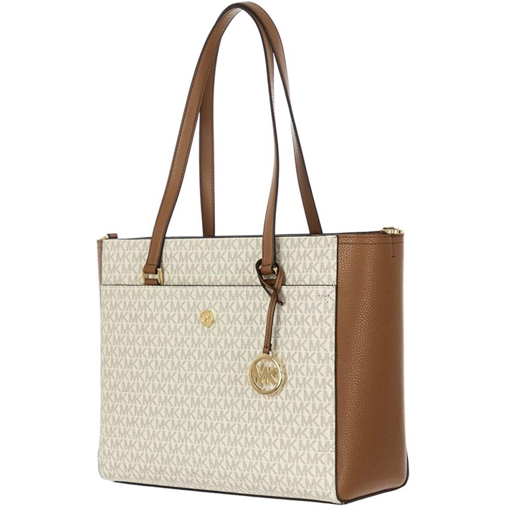 Damen Handtasche Michael Kors 35T1G5MT7B-VANILLA 42 x 27 x 16 cm