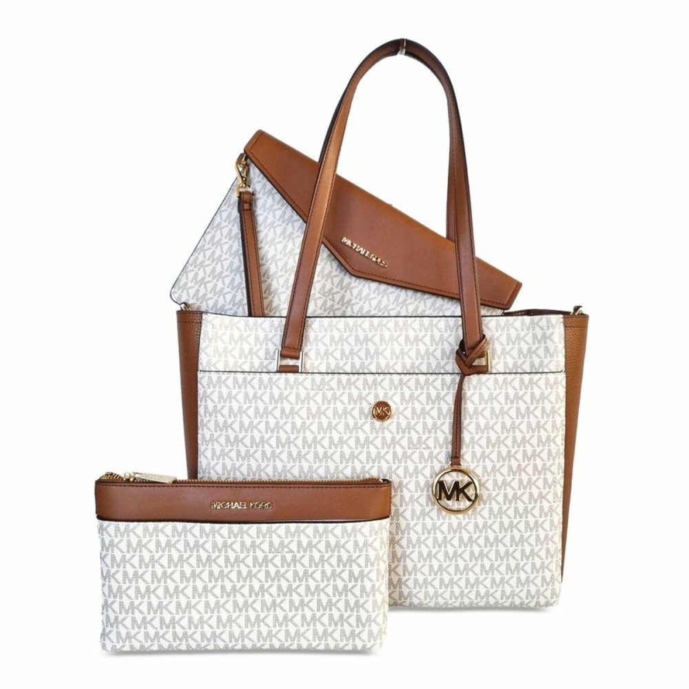Damen Handtasche Michael Kors 35T1G5MT7B-VANILLA 42 x 27 x 16 cm