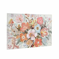 Leinwand DKD Home Decor Blomster (2 Stück) (90 x 3 x 60 cm)