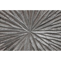 Wanddekoration DKD Home Decor 3D 121,5 x 2,5 x 122 cm Silberfarben Moderne
