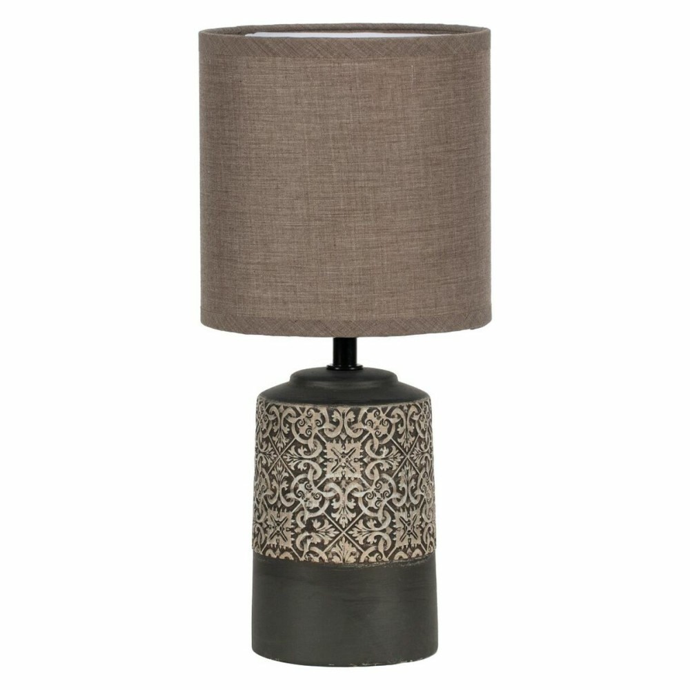 Tischlampe DKD Home Decor aus Keramik Steingut 50 W (15 x 15 x 32 cm) (2 Stück)