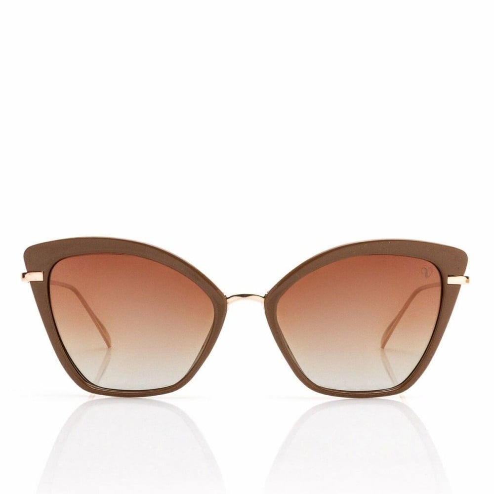 Sonnenbrille Catwalk Valeria Mazza Design Beige (60 mm)