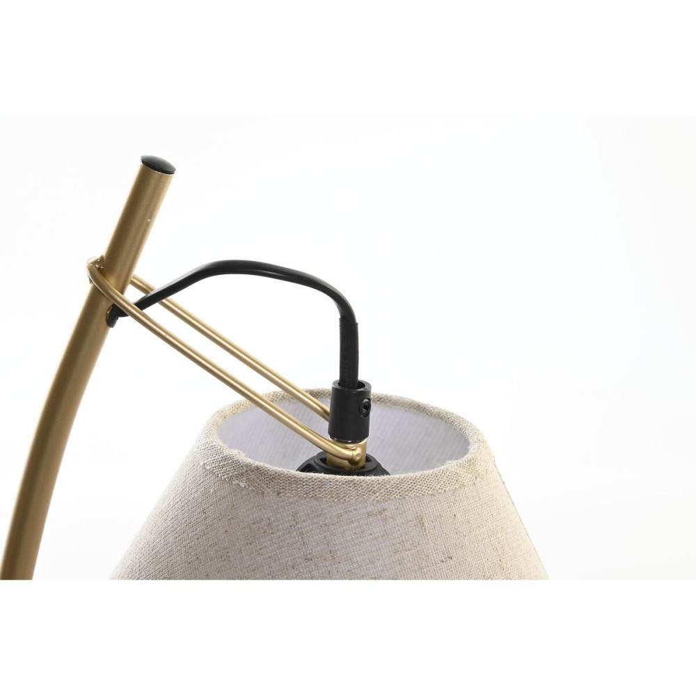 Wandleuchte DKD Home Decor Beige Gold Metall Weiß 220 V 50 W Moderne (22 x 32 x 37 cm) (2 Stück)