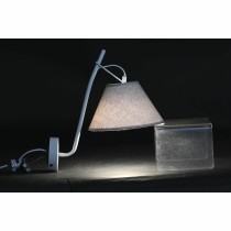 Wall Lamp DKD Home Decor Golden Metal Linen White 50 W Modern (22 x 32 x 37 cm) (2 Units)
