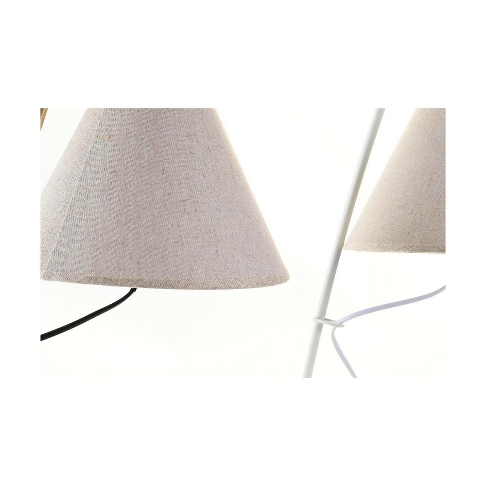 Tischlampe DKD Home Decor Beige Gold Metall Weiß 220 V 50 W (25 x 31 x 57 cm) (2 Stück)