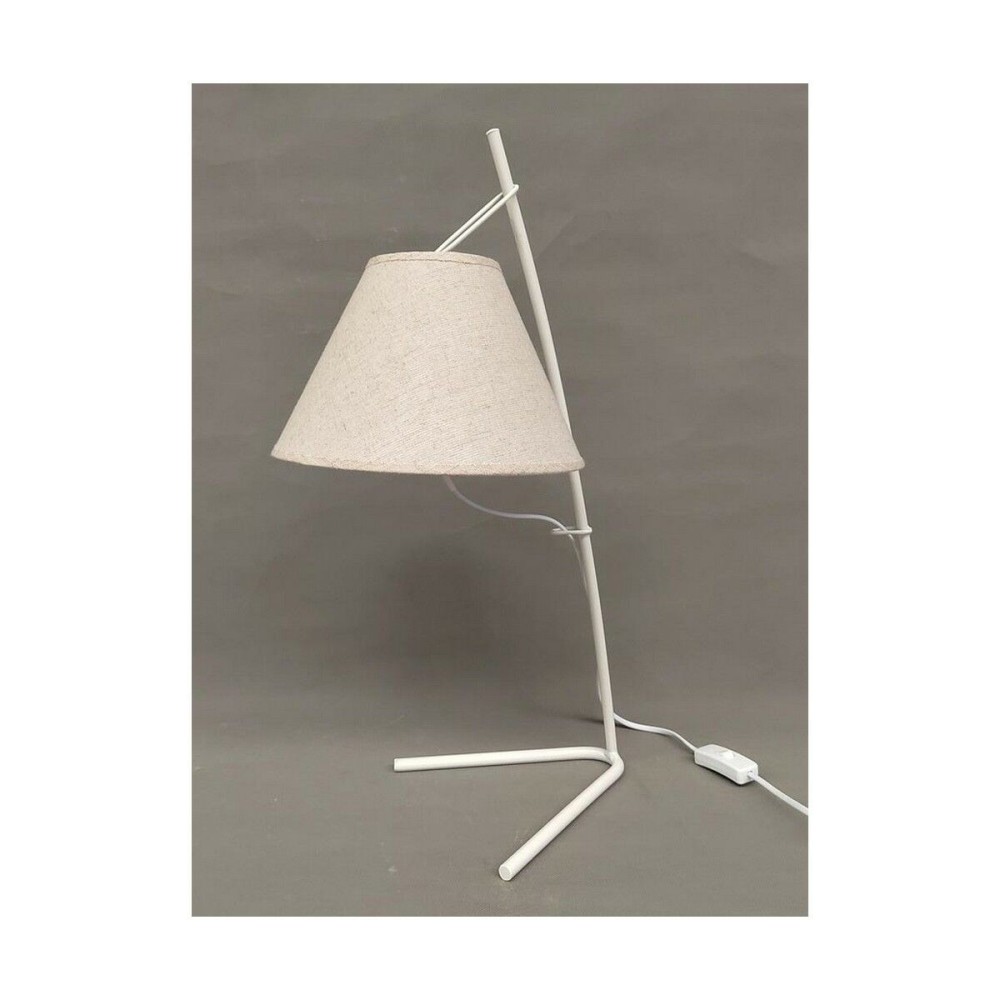Tischlampe DKD Home Decor Beige Gold Metall Weiß 220 V 50 W (25 x 31 x 57 cm) (2 Stück)
