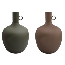 Vase DKD Home Decor Aluminium Urban (27 x 27 x 43 cm) (2 Stück)