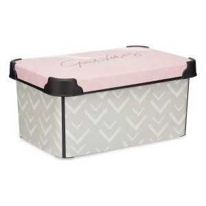 Aufbewahrungsbox Kipit Vibes Rosa Kunststoff 5 L 19 x 13,5 x 29,5 cm