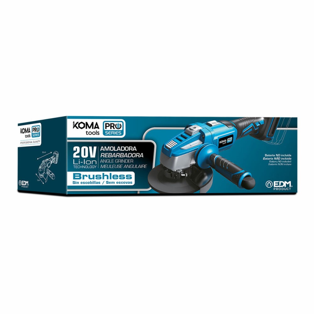 Meuleuse d'angle Koma Tools 4 Ah 20 V 125mm