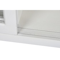 Sideboard DKD Home Decor White Grey Dark brown Crystal Mango wood 165 x 45,7 x 105,4 cm