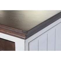 Anrichte DKD Home Decor Weiß Dunkelbraun Mango-Holz 180 x 46 x 83 cm