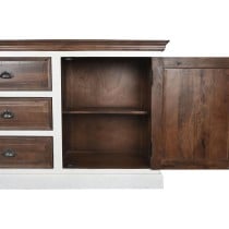 Anrichte DKD Home Decor Weiß Dunkelbraun Mango-Holz 180 x 46 x 83 cm