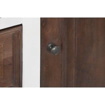 Sideboard DKD Home Decor White Dark brown Mango wood 180 x 46 x 83 cm