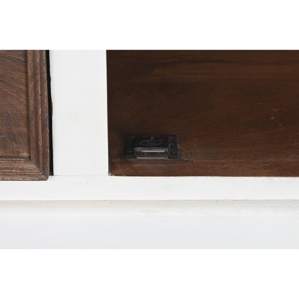 Buffet DKD Home Decor Blanc Brun foncé Bois de manguier 180 x 46 x 83 cm