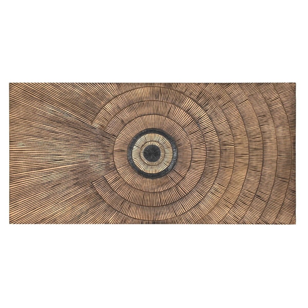 Kopfende des Betts DKD Home Decor Gold natürlich Holz MDF 180 x 3,5 x 90 cm 180,5 x 3,5 x 90,5 cm