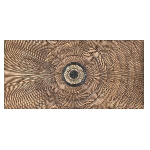 Headboard DKD Home Decor Golden Natural MDF Wood 180 x 3,5 x 90 cm 180,5 x 3,5 x 90,5 cm