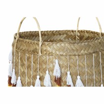 Korb-Set DKD Home Decor Bunt Bambus Randbereich Boho 3 Stücke